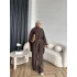 Pln - Julia Yarasa Kol Takım - Kahve