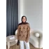 Pls-Kurdele Detay Triko Kazak - Camel