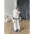 Pwn - Misia Etnik Desen Takım - Beyaz