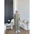 Pwn - Rosalla Paça Lastikli Oysh Takım - Haki