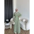 Qas - Fisal Ön Büzgülü Sandy Takım - Yeşil