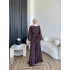 Qu - Arya Pelerinli Pantolonlu Takım - Bordo