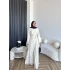 Qu - Arya Pelerinli Pantolonlu Takım - Taş ÖN SİPARİŞ