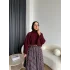 Sany Balon Kol Kazak - Bordo