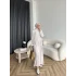 Seh - Kanel Yırtmaç Detay Takım - Bej