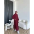 Seh - Kanel Yırtmaç Detay Takım - Bordo
