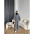 Sursula Ön Bağlamalı Triko Takım - Gri