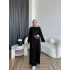 Tb - Lasmina Pantolon Etek Takım - Siyah