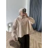 Tb - Oversize Büzgülü Gömlek - Bej
