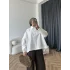 Tb - Oversize Büzgülü Gömlek - Ekru