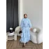 Tb - Ponpon Kat Kat Etekli Takım - Mavi