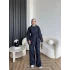 Tb - Yan Fermuar Detay Denim Takım - Lacivert
