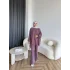 Yıkamalı Eşofman Takım - Bordo