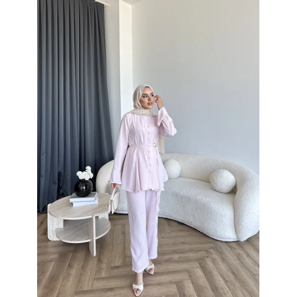 Hen - Salft Krep Takım - Pembe
