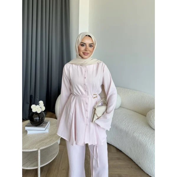 Hen - Salft Krep Takım - Pembe