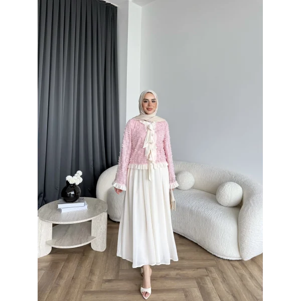 Ng - Peri Etekli Takım - Pembe