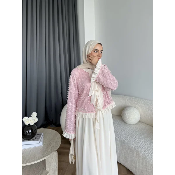 Ng - Peri Etekli Takım - Pembe