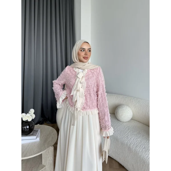 Ng - Peri Etekli Takım - Pembe