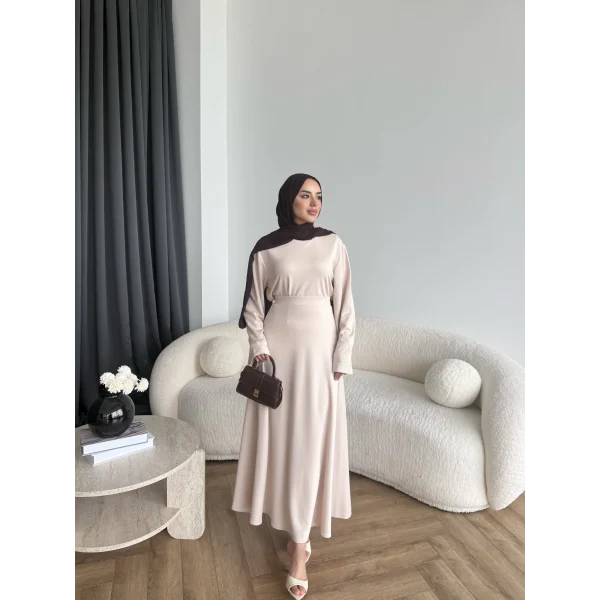 Mav - Sarla Oysh Etekli Takım - Bej