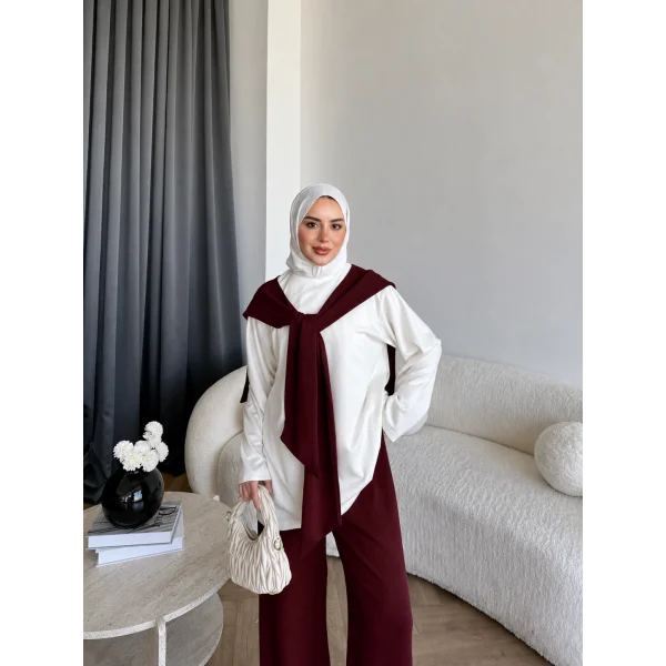 Pwn - Nisan Atkılı Oysh Takım - Bordo