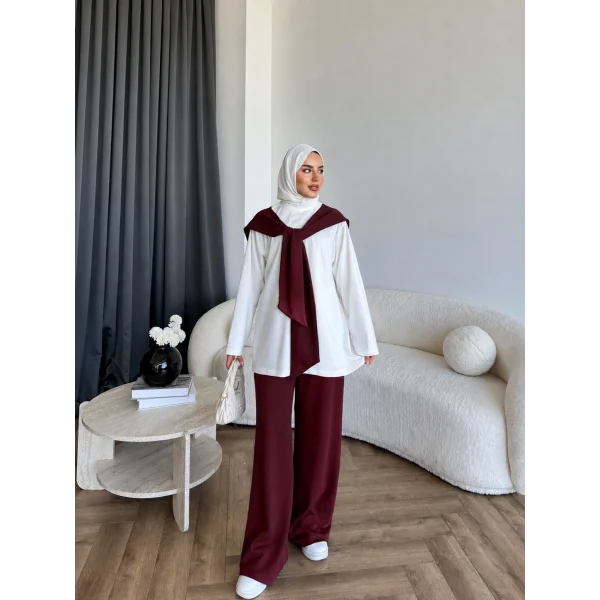 Pwn - Nisan Atkılı Oysh Takım - Bordo