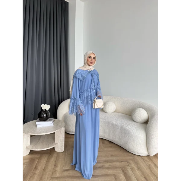 Ng - Julen Dantel Detay Takım - Mavi