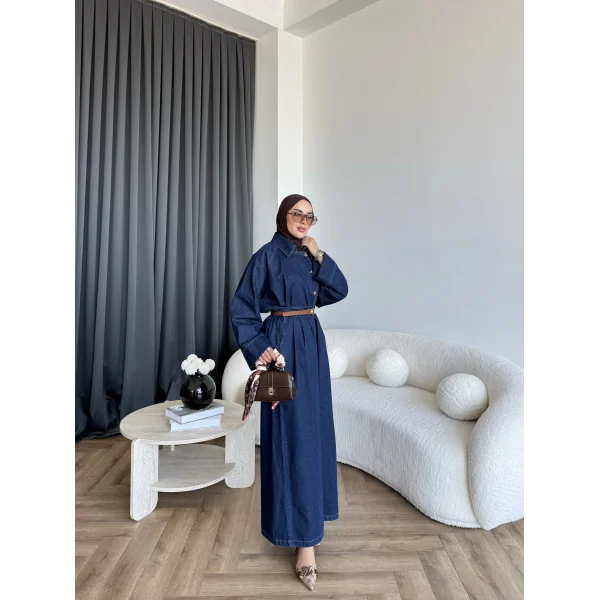 Es - Edal Düğmeli Kot Takım