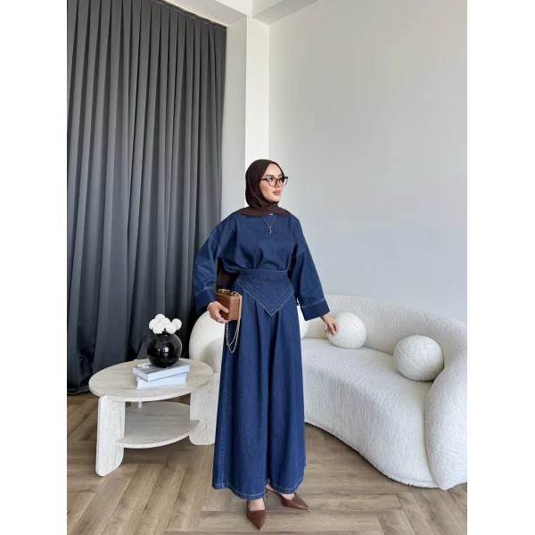 Es - Helmin Kot Pantolonlu Takım