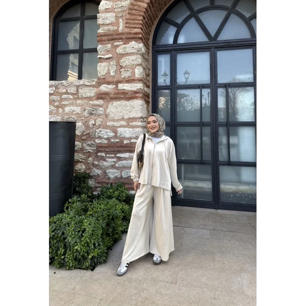 Fosa Oysh Takım - Bej
