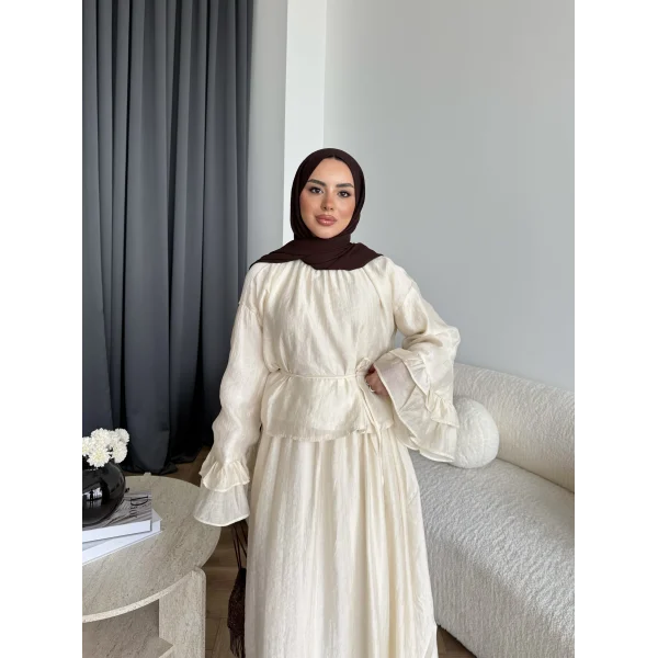 Hen - Bernet Etekli Takım - Bej