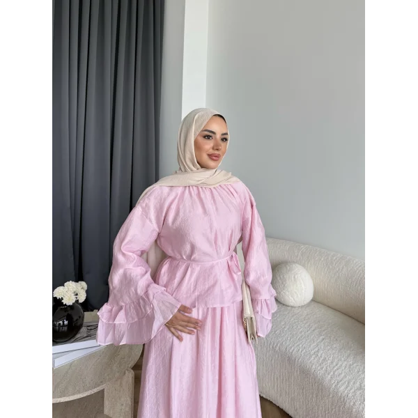 Hen - Bernet Etekli Takım - Pembe