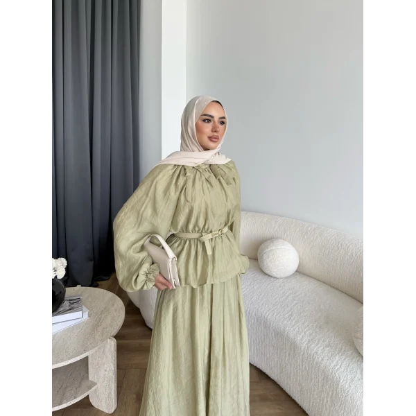 Hen - İlter Etekli Takım - Yeşil