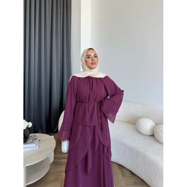 Hen - Serpan Etekli Takım - Bordo