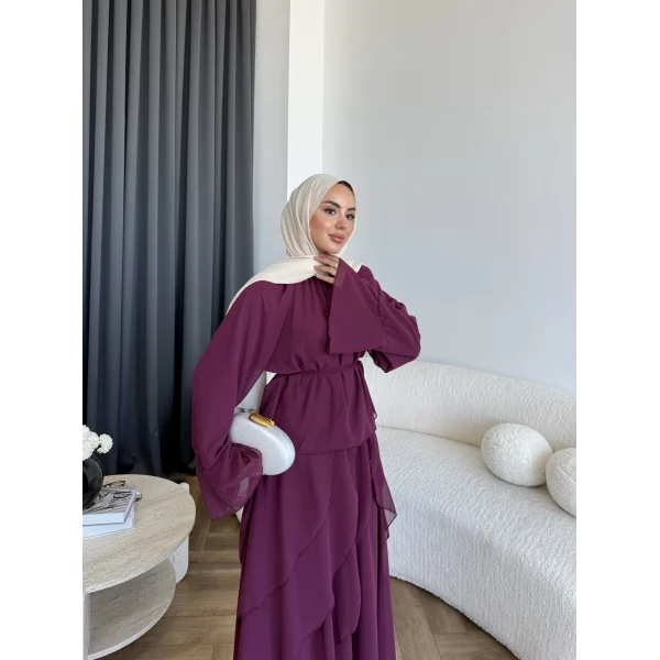 Hen - Serpan Etekli Takım - Bordo