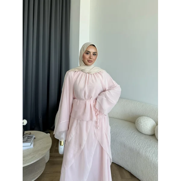 Hen - Serpan Etekli Takım - Pembe