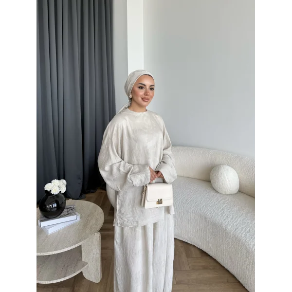 Hot - Ebran Paça Lastik Takım - Bej