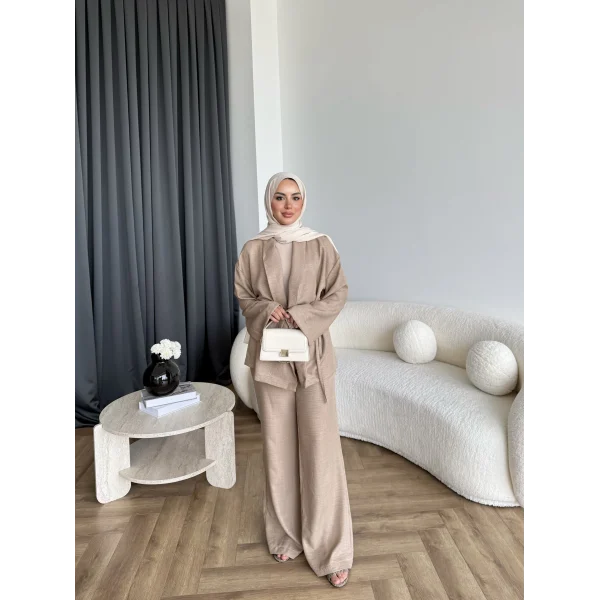 Hot - İndirimli Özde Takım - Vizon