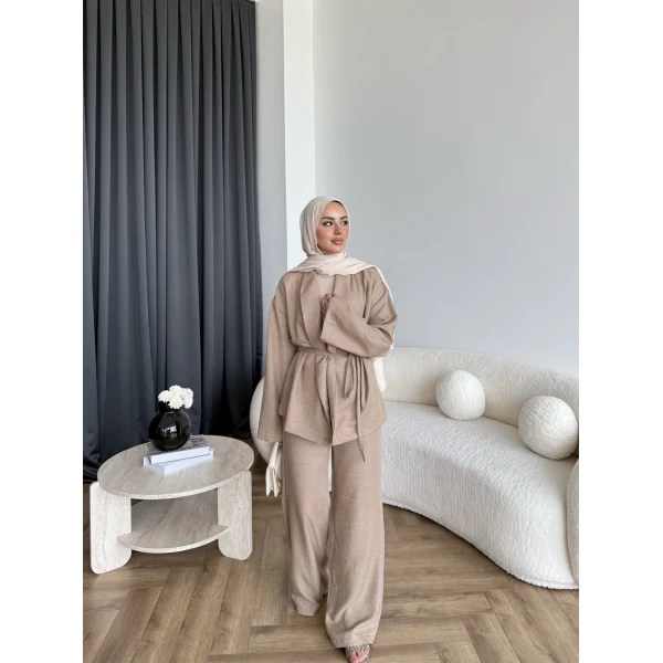 Hot - İndirimli Özde Takım - Vizon