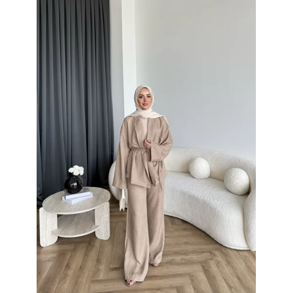 Hot - İndirimli Özde Takım - Vizon