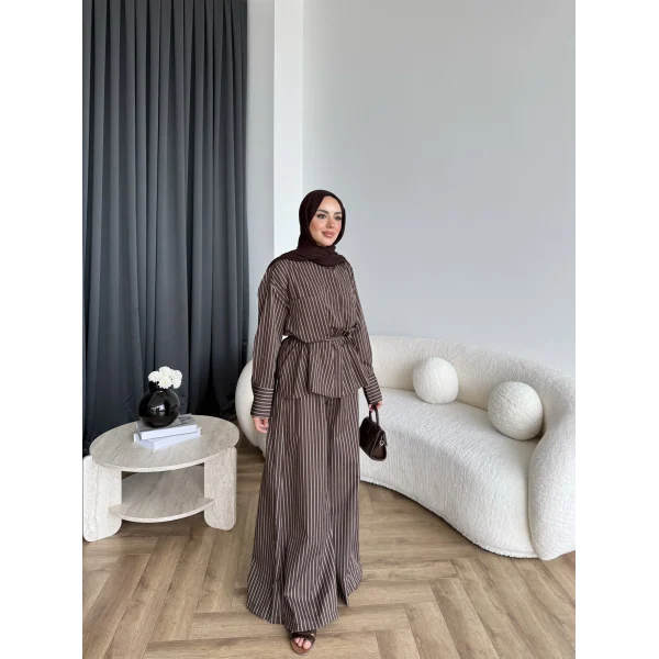 Hot - Saren Çizgili Takım - Acı Kahve