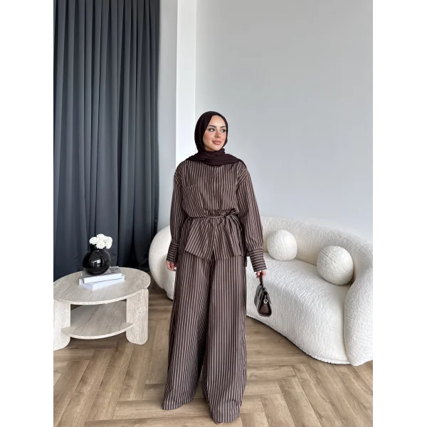 Hot - Saren Çizgili Takım - Acı Kahve