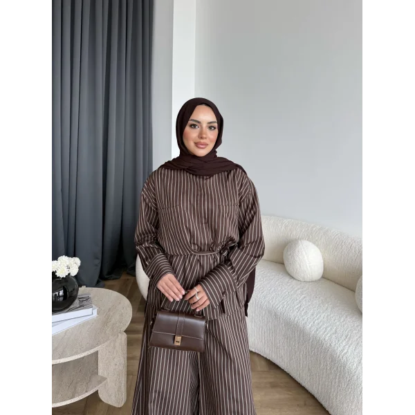 Hot - Saren Çizgili Takım - Acı Kahve