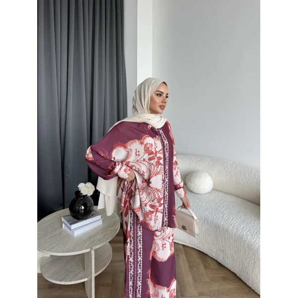 Hr - Aler Karışık Çiçek Desen Takım