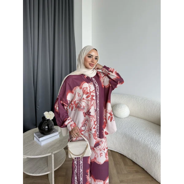 Hr - Aler Karışık Çiçek Desen Takım
