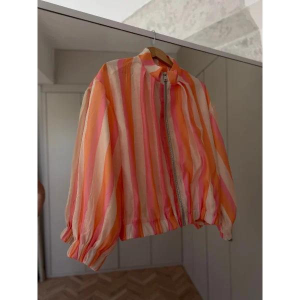 Moi - Neon Bomber Ceket