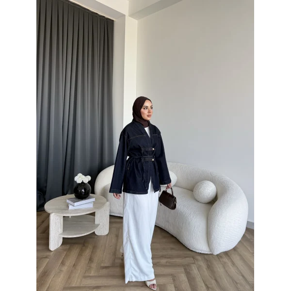Pln - Jelman Düğmeli Kot Ceket