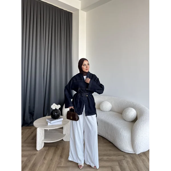 Pln - Jelman Düğmeli Kot Ceket