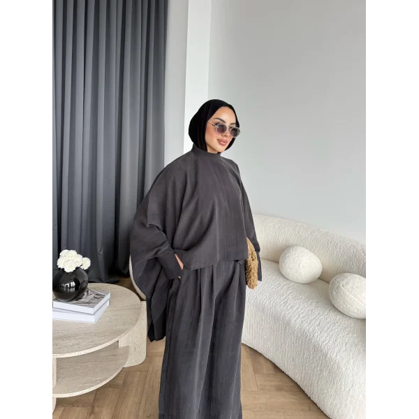 Pln - Julia Yarasa Kol Takım - Siyah