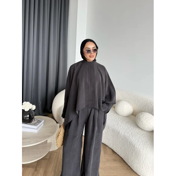 Pln - Julia Yarasa Kol Takım - Siyah