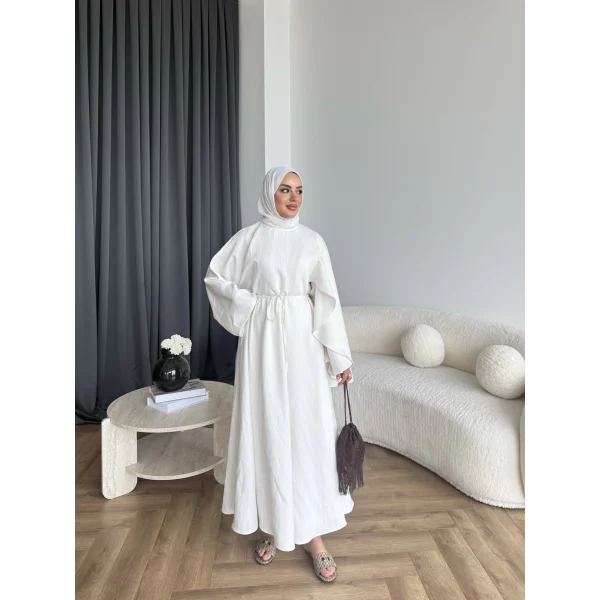 Qu - Volan Kol Pantolonlu Takım